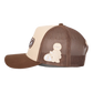 BROWN AND BEIGE CAP