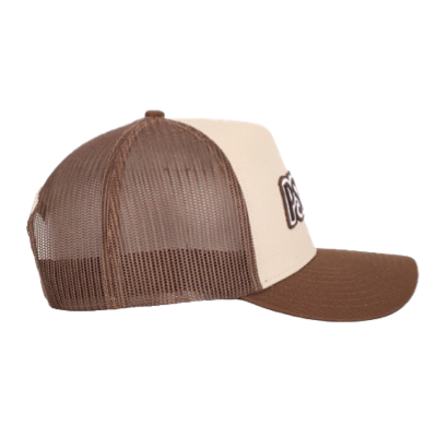 BROWN AND BEIGE CAP