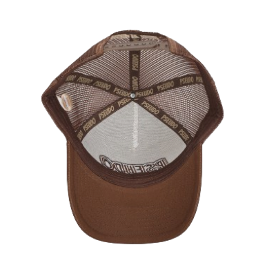 BROWN AND BEIGE CAP