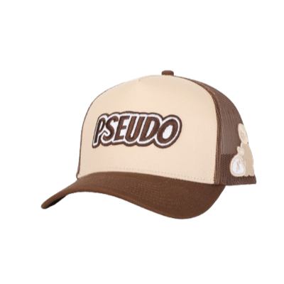 BROWN AND BEIGE CAP